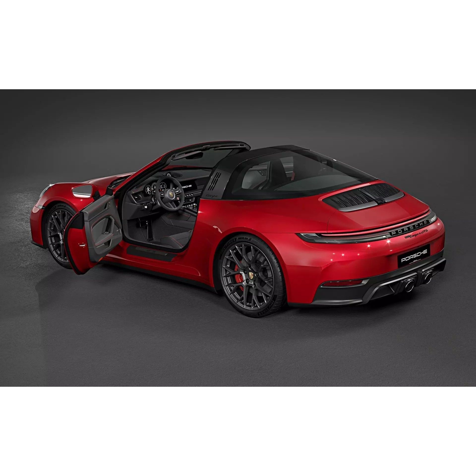 2026 Porsche 911 Targa 4 GTS - Photorealistic 3D Model - View 15
