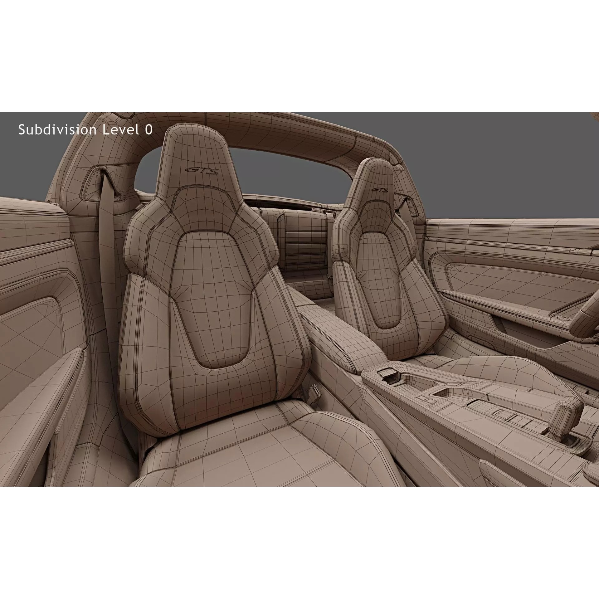 2026 Porsche 911 Targa 4 GTS - Photorealistic 3D Model - View 31