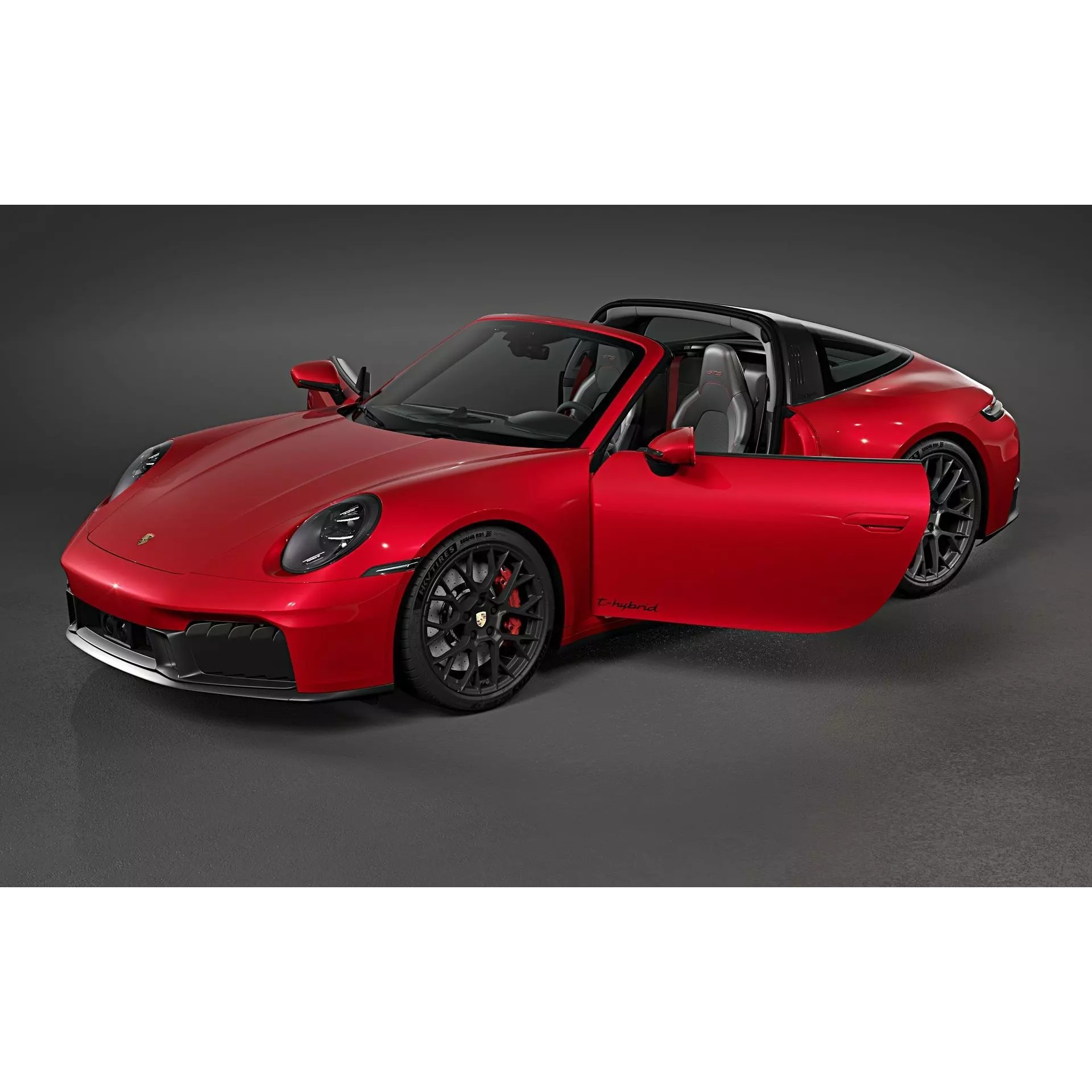 2026 Porsche 911 Targa 4 GTS - Photorealistic 3D Model - View 4