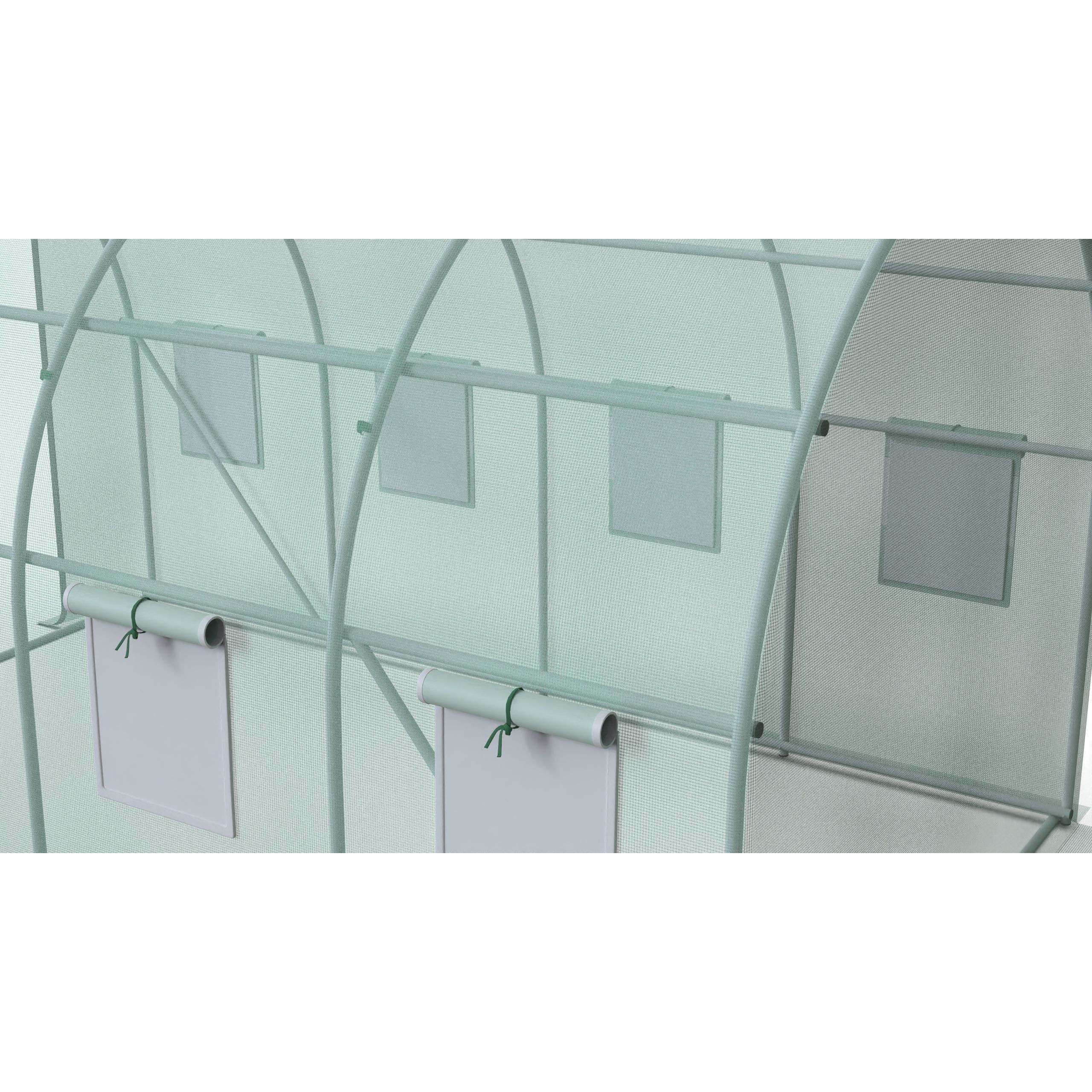 Outdoor Tunnel Greenhouse - Easy Assembly 3D Model - View 6