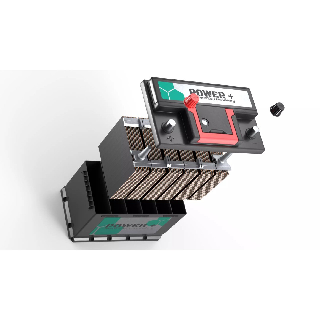 Lead Acid Battery 3D Model – Low Poly Game Asset, FBX, OBJ, Blender - View 2