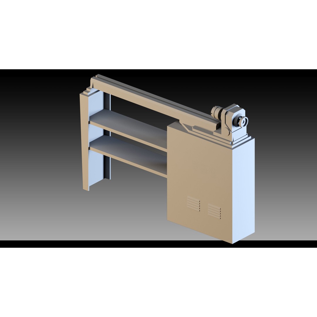 Industrial Machinery 3D Model – High Detail, FBX, Blender - View 11