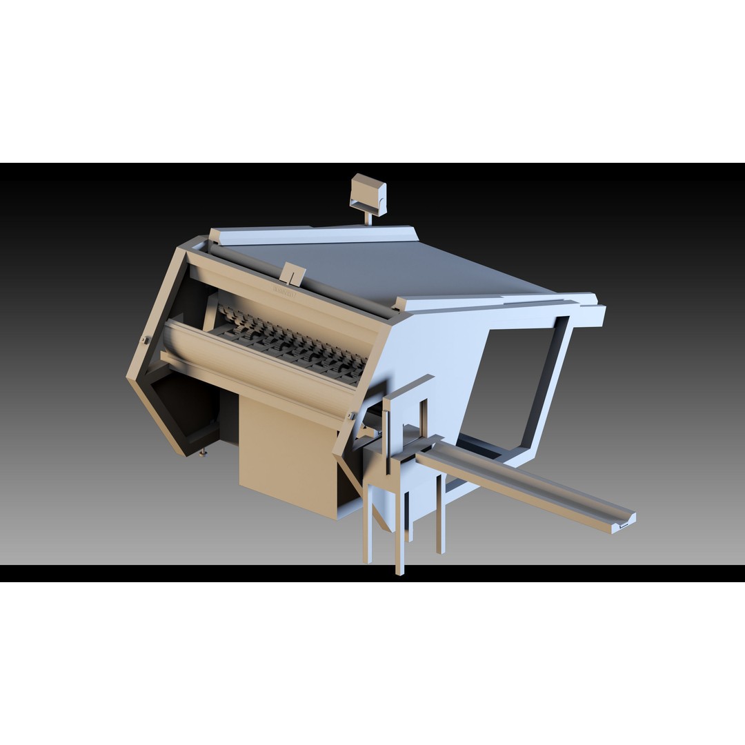 Industrial Machinery 3D Model – High Detail, FBX, Blender - View 5