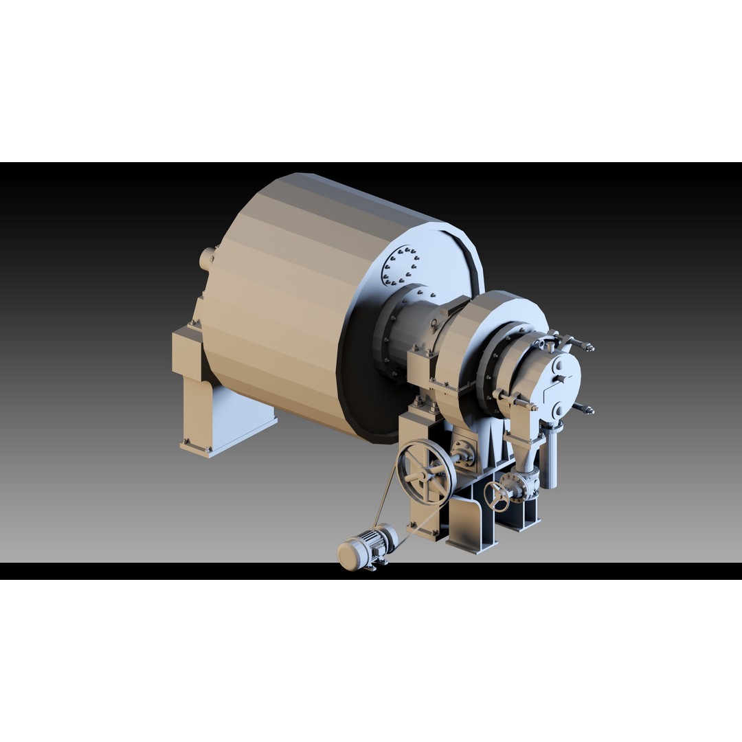 Industrial Machinery 3D Model – High Detail, FBX, Blender - View 6