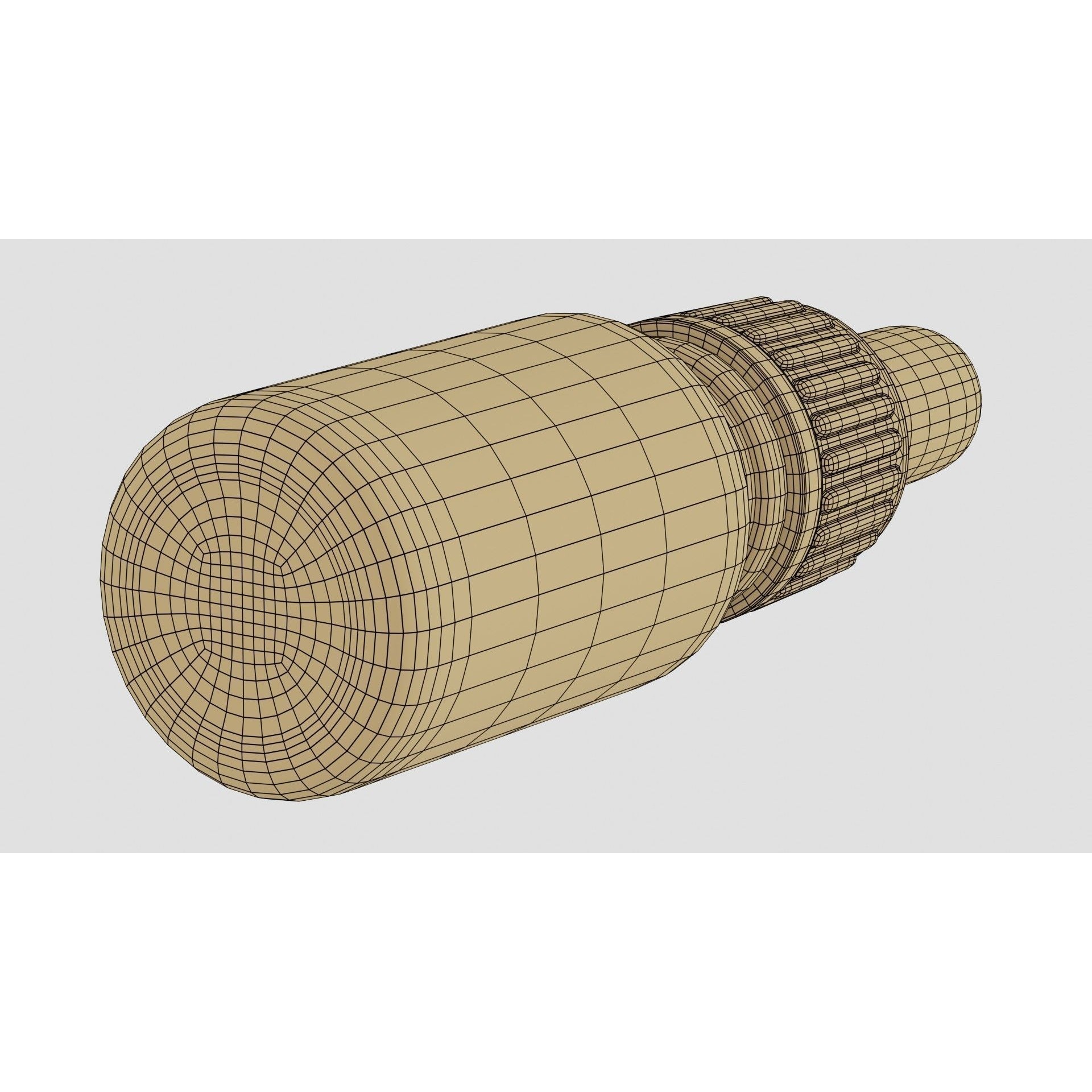 Black Dropper Bottle 02 - PBR Game-Ready 3D Model - View 12