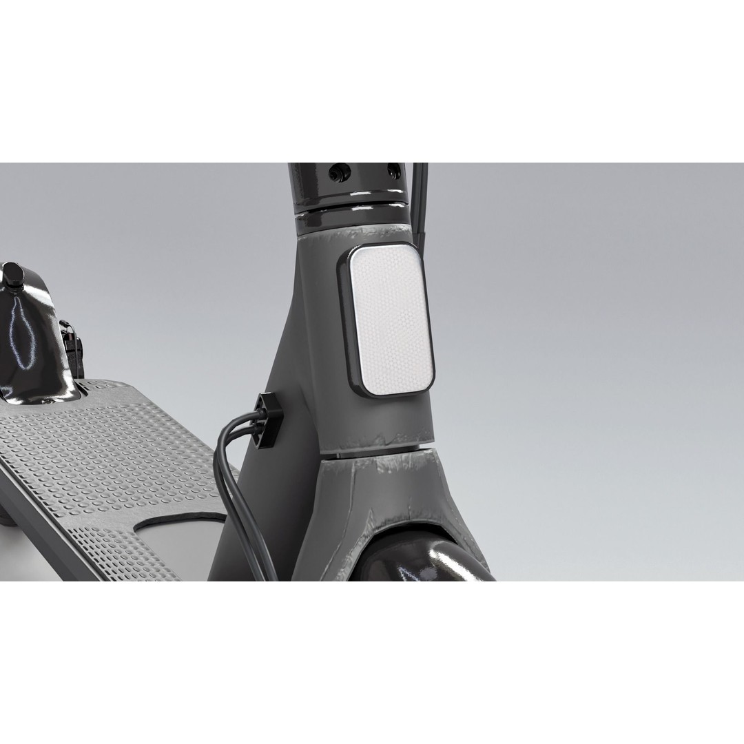Electric Scooter 3D Model – Low Poly PBR Game Asset, FBX - View 13