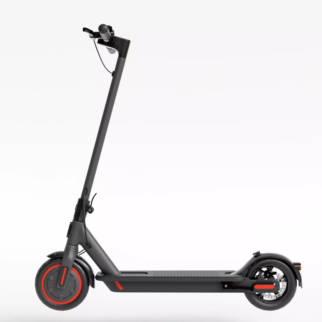 Electric Scooter 3D Model – Low Poly PBR Game Asset, FBX - View 2