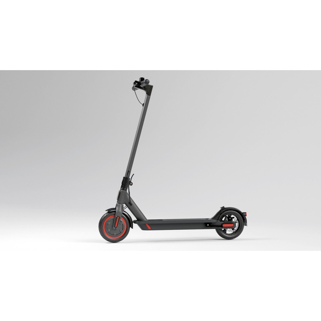 Electric Scooter 3D Model – Low Poly PBR Game Asset, FBX - View 3