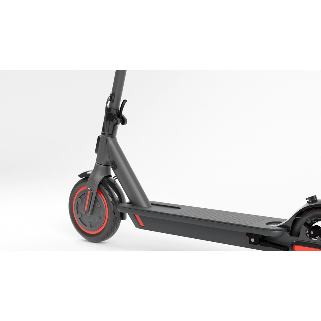 Electric Scooter 3D Model – Low Poly PBR Game Asset, FBX - View 5