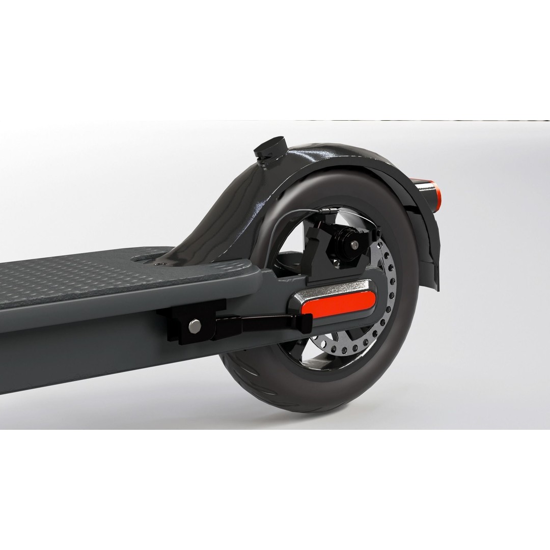 Electric Scooter 3D Model – Low Poly PBR Game Asset, FBX - View 7
