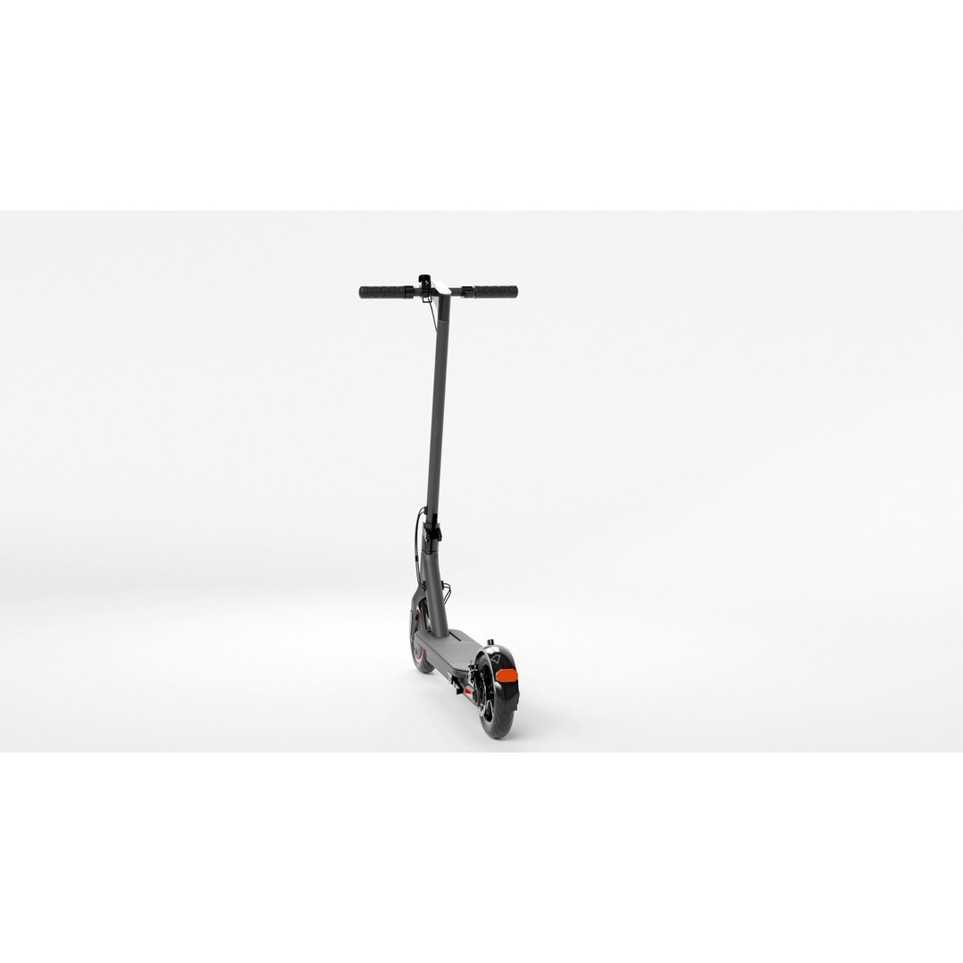 Electric Scooter 3D Model – Low Poly PBR Game Asset, FBX - View 9
