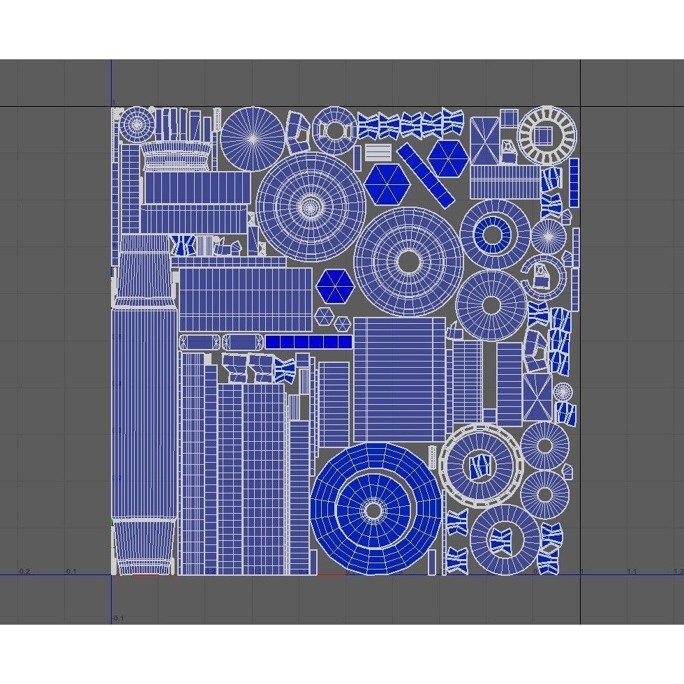Compressor 3D Model – Low Poly PBR Game Asset, FBX, OBJ - View 12