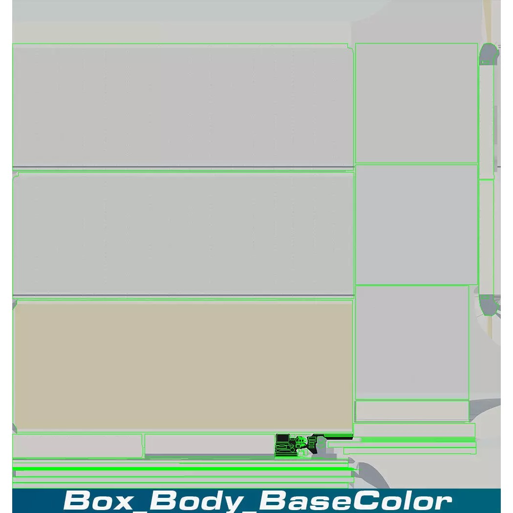 International Workstar 7600 Box Truck 3D Model – Low Poly Game Asset, FBX