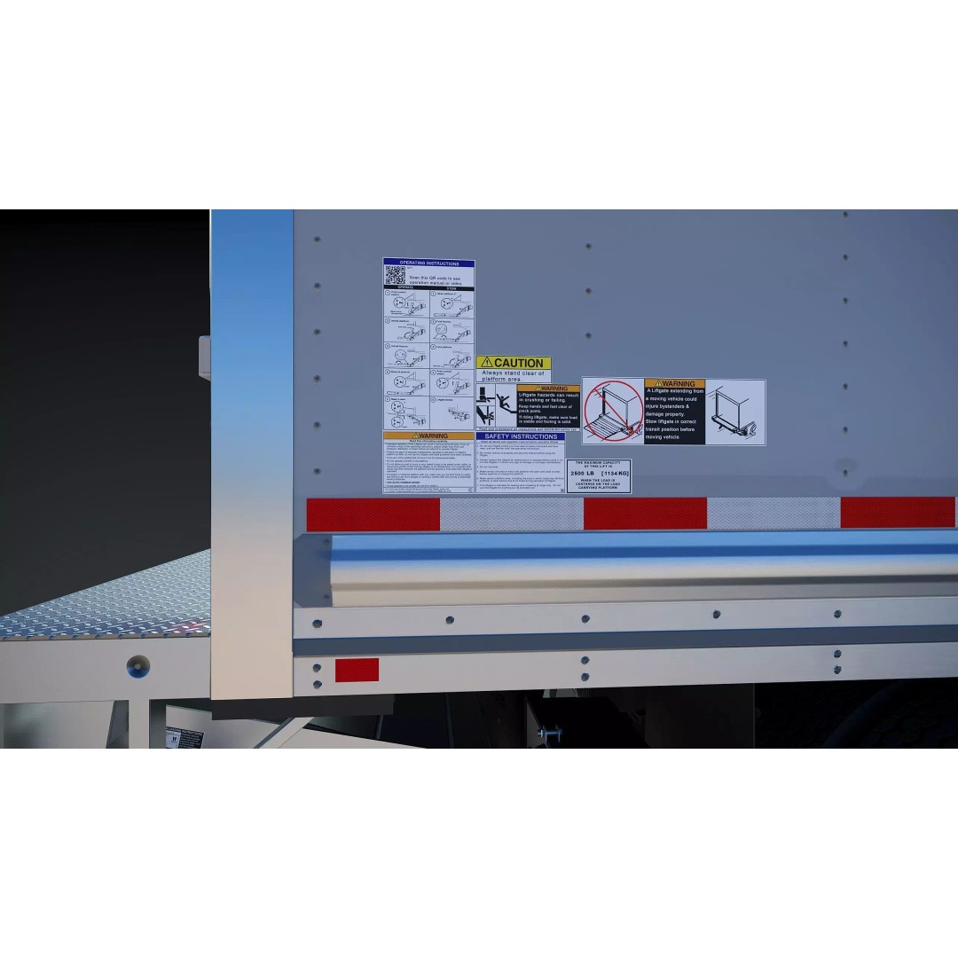 International Workstar 7600 Box Truck 3D Model – Low Poly Game Asset, FBX - View 17