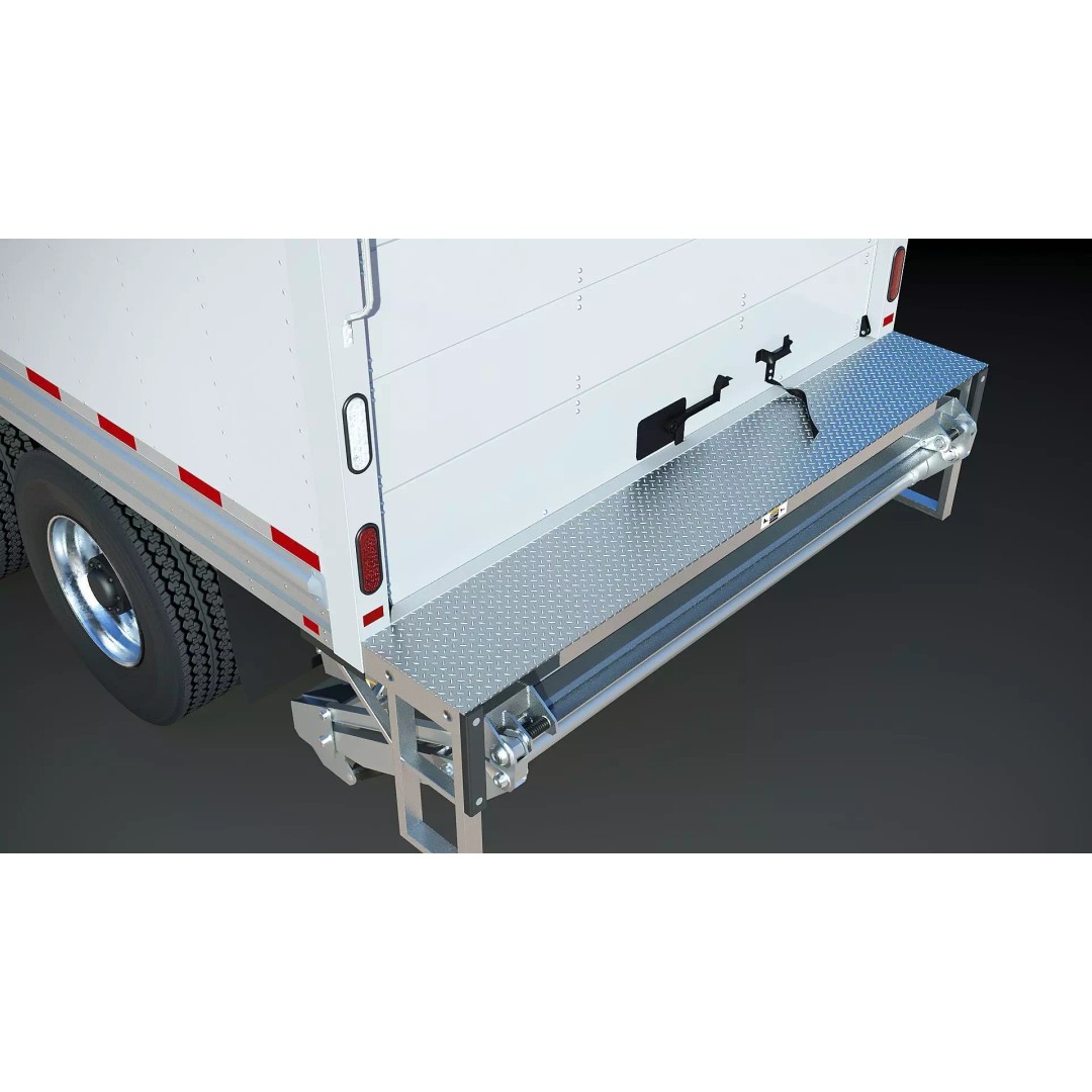 International Workstar 7600 Box Truck 3D Model – Low Poly Game Asset, FBX - View 20