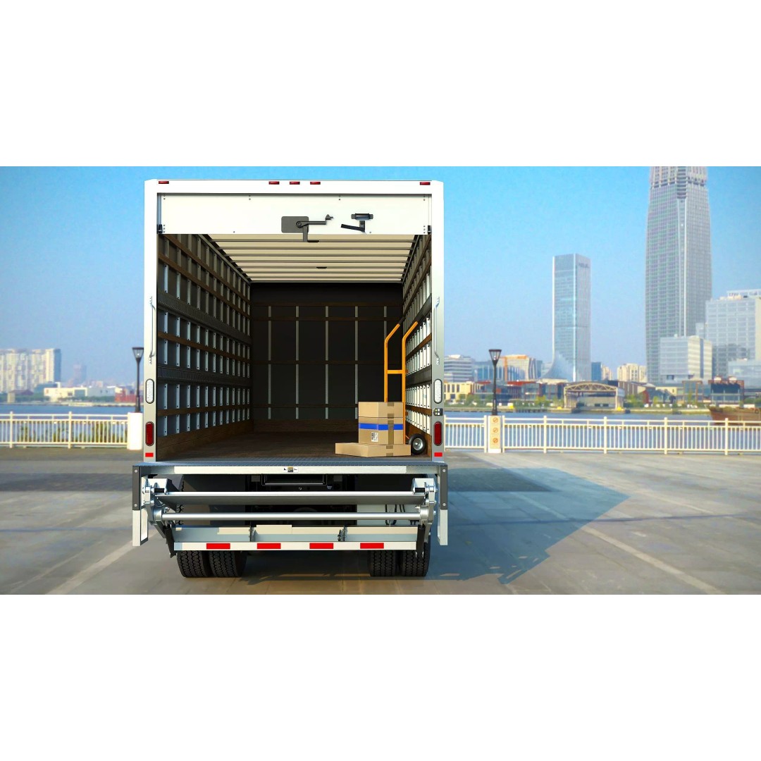 International Workstar 7600 Box Truck 3D Model – Low Poly Game Asset, FBX - View 21