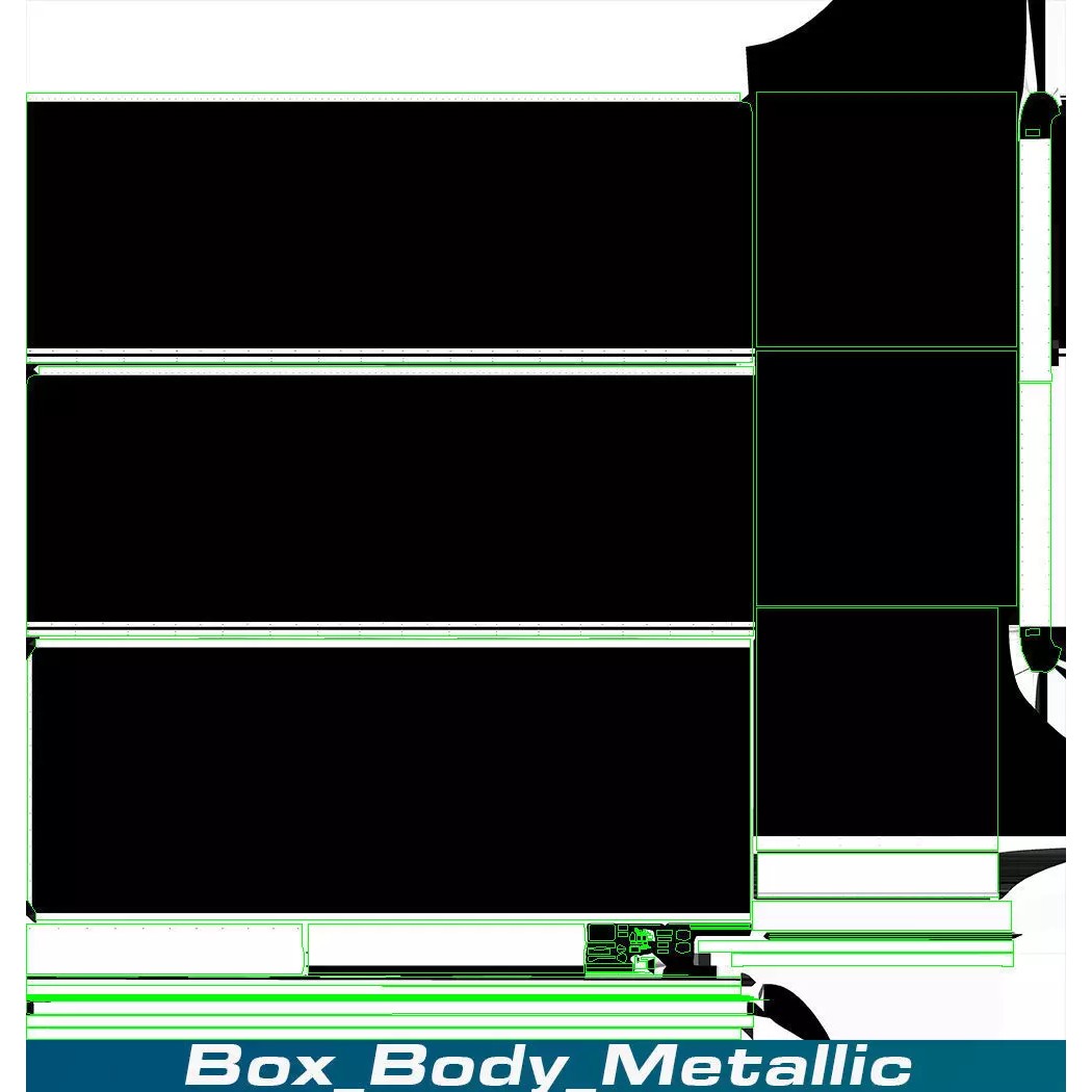 International Workstar 7600 Box Truck 3D Model – Low Poly Game Asset, FBX - View 50