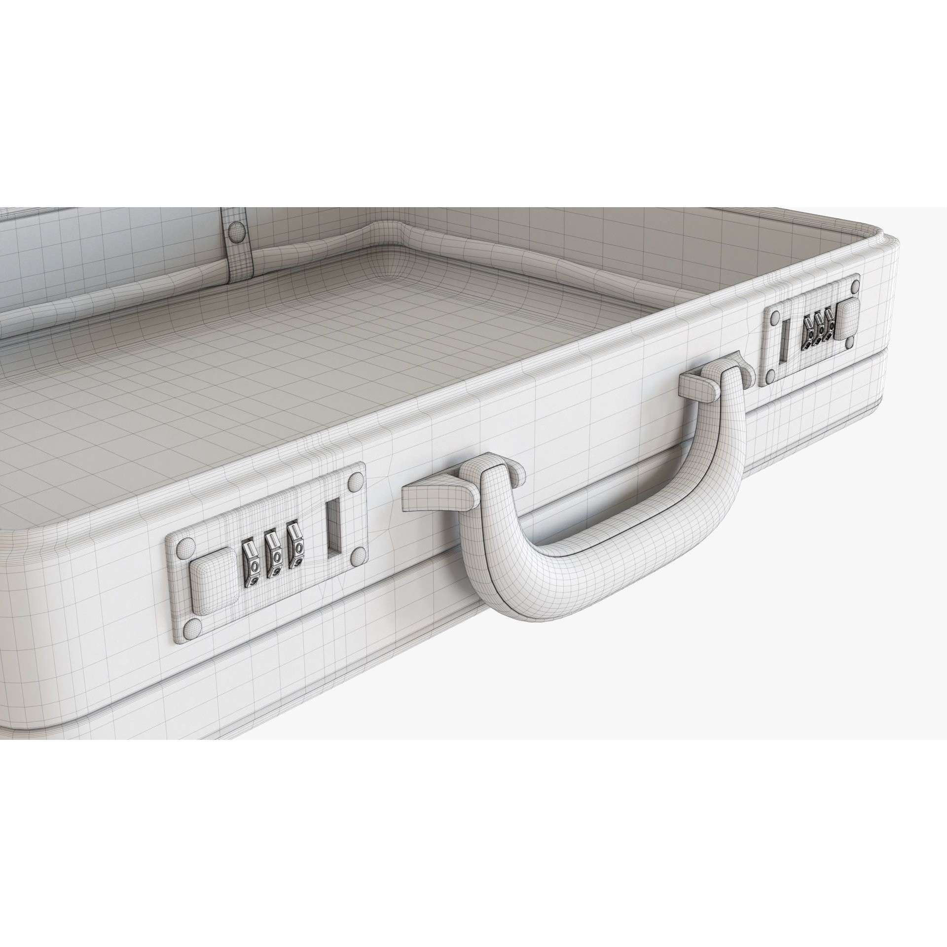 Leather Briefcase - Game-Ready 3D Model - View 14