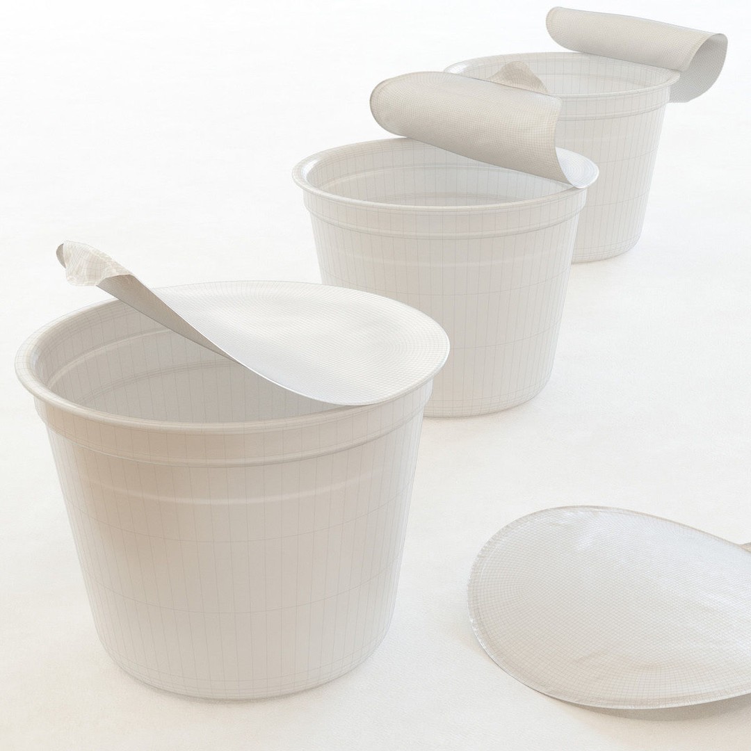 Instant Cup Noodle 3D Model – Low Poly Food Asset, PBR Textures - View 11