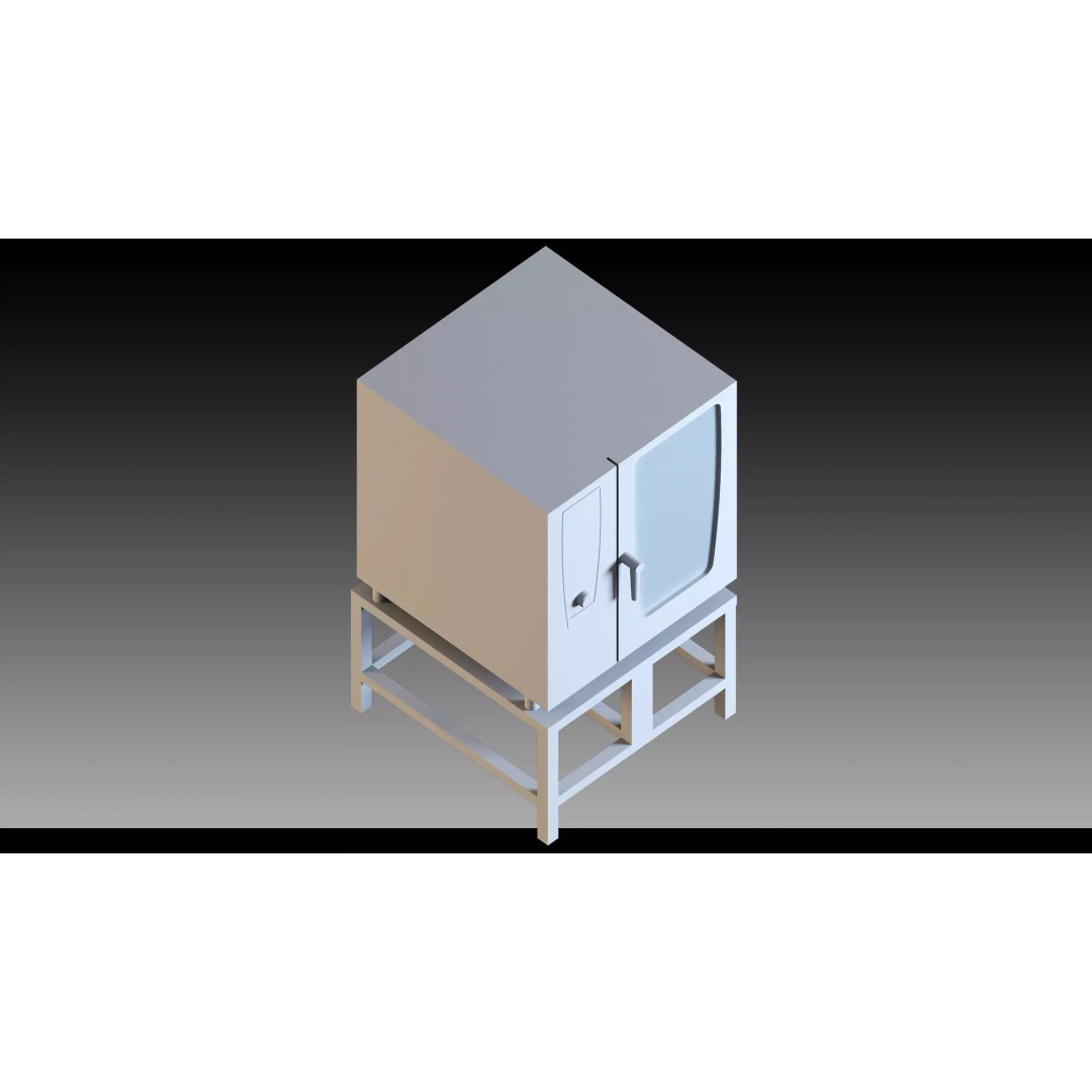 Street Food Kitchen 3D Model – Outdoor Restaurant Equipment, FBX & Blender - View 12