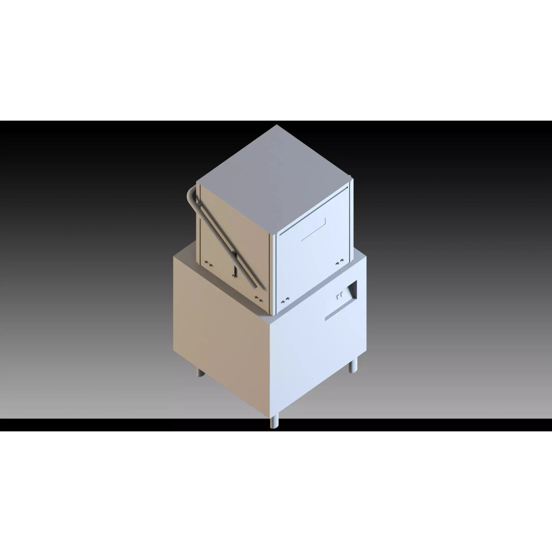 Street Food Kitchen 3D Model – Outdoor Restaurant Equipment, FBX & Blender - View 19