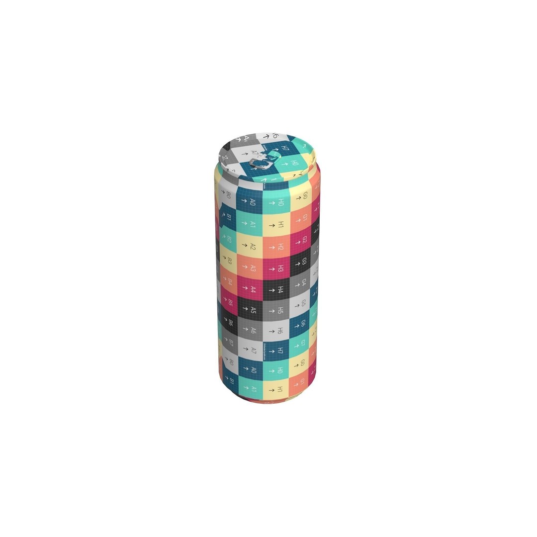 Coca Cola Drink Can 3D Model – Low Poly PBR Beverage Asset, FBX, OBJ - View 17