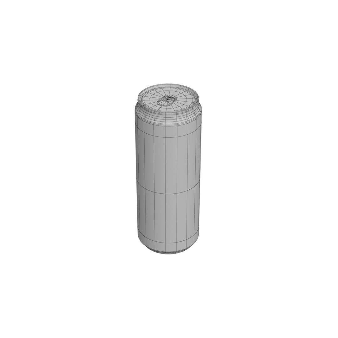 Coca Cola Drink Can 3D Model – Low Poly PBR Beverage Asset, FBX, OBJ - View 21