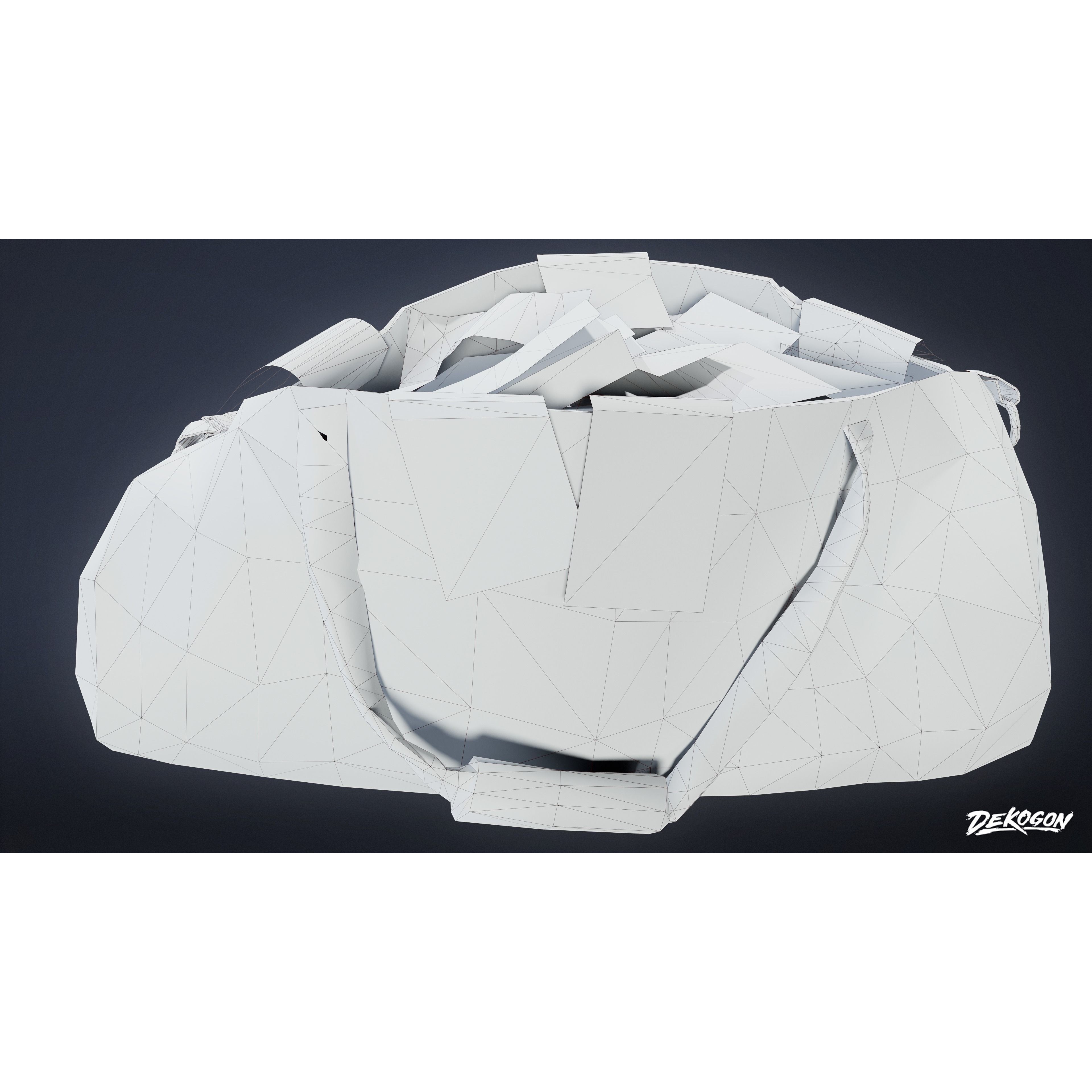 BANK HEIST - Low-Poly Game-Ready 3D Model - View 10