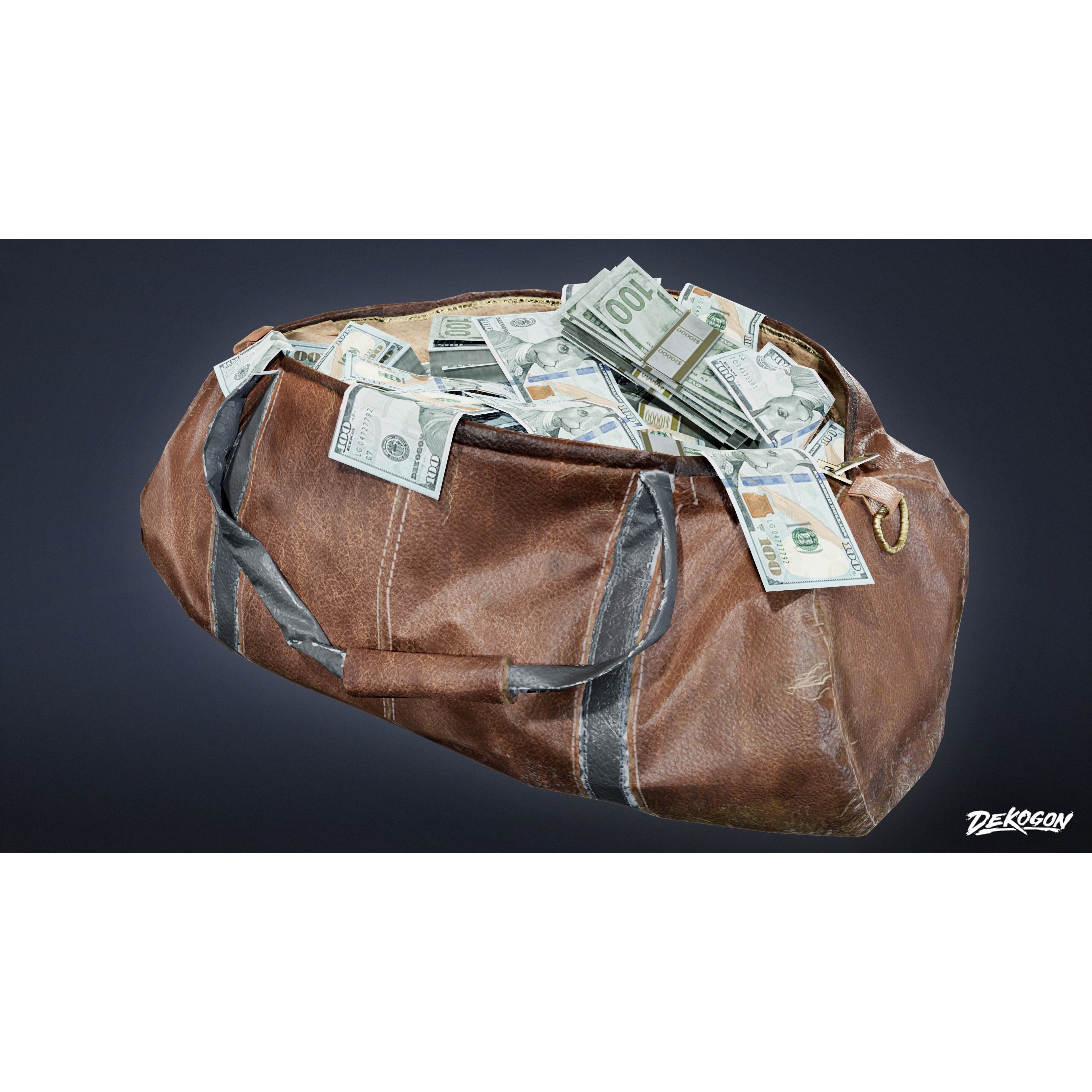 BANK HEIST - Low-Poly Game-Ready 3D Model - View 3