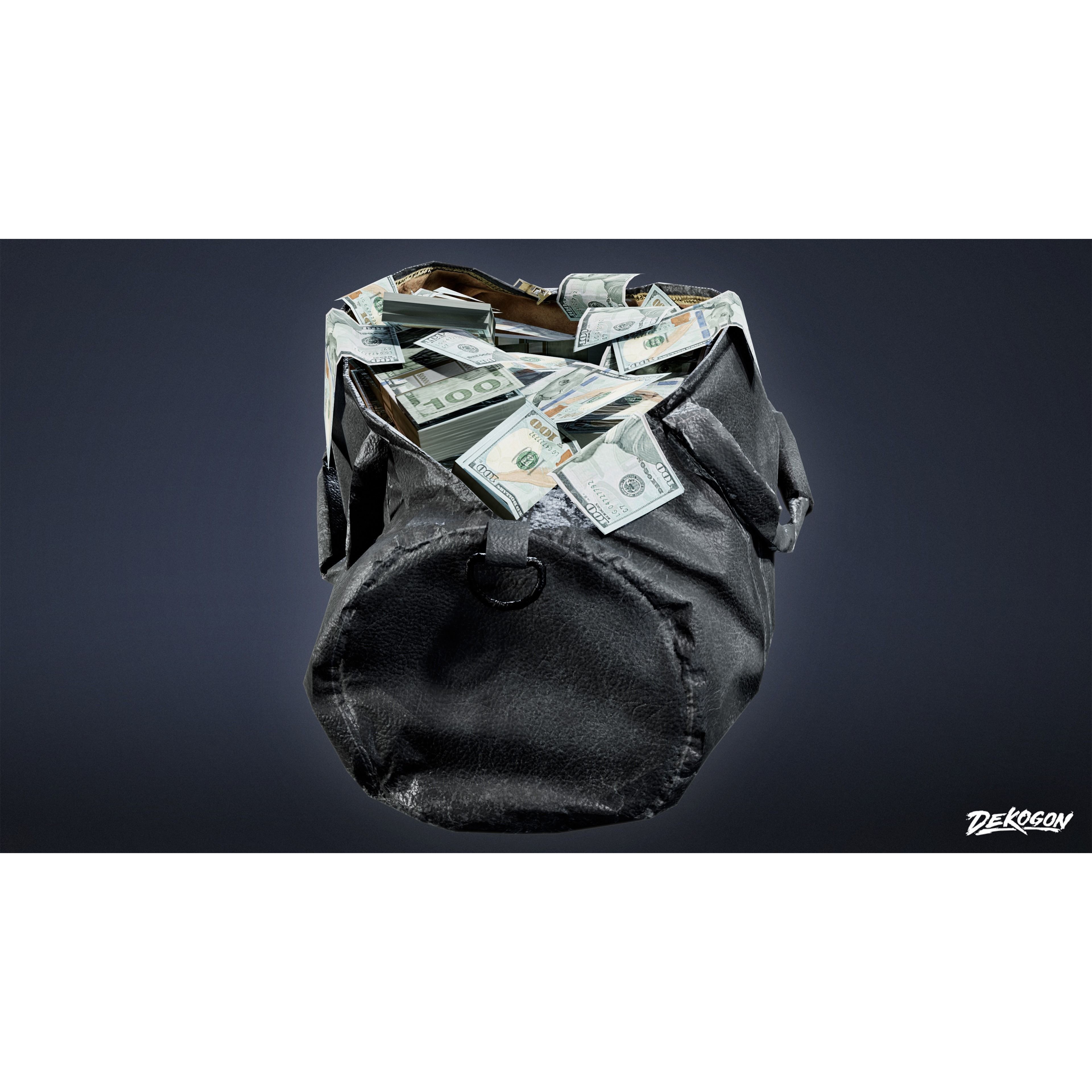 BANK HEIST - Low-Poly Game-Ready 3D Model - View 6