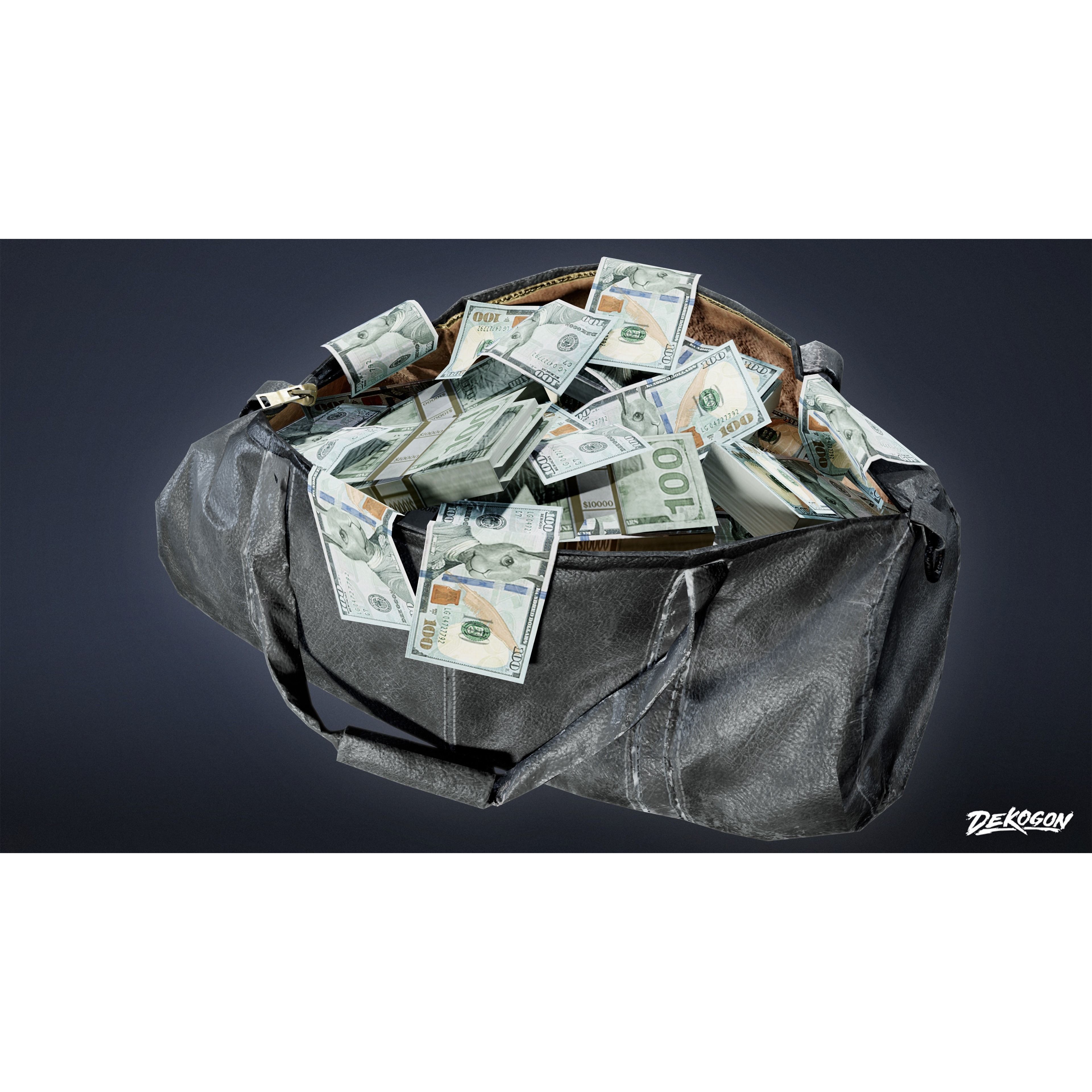 BANK HEIST - Low-Poly Game-Ready 3D Model - View 7