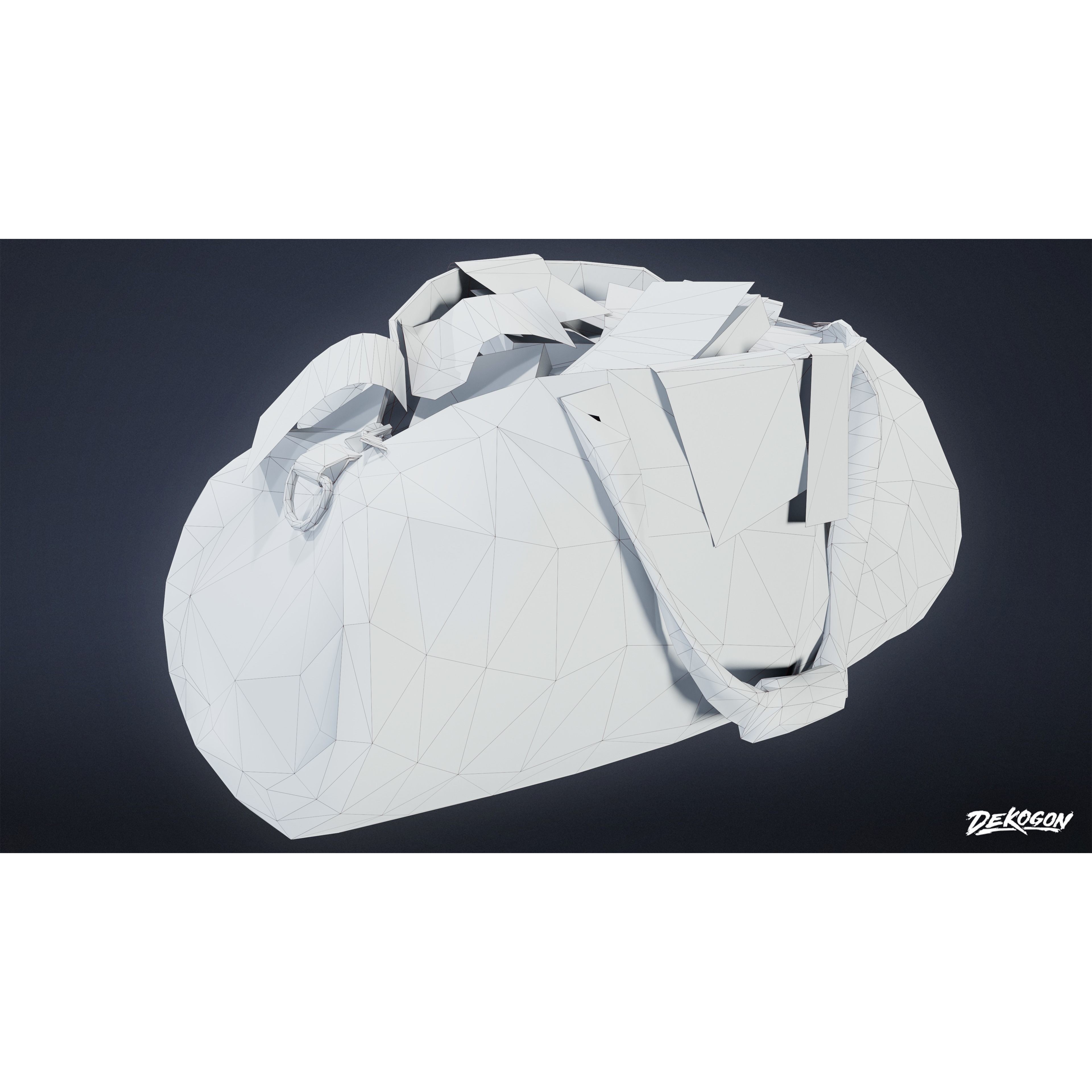 BANK HEIST - Low-Poly Game-Ready 3D Model - View 9