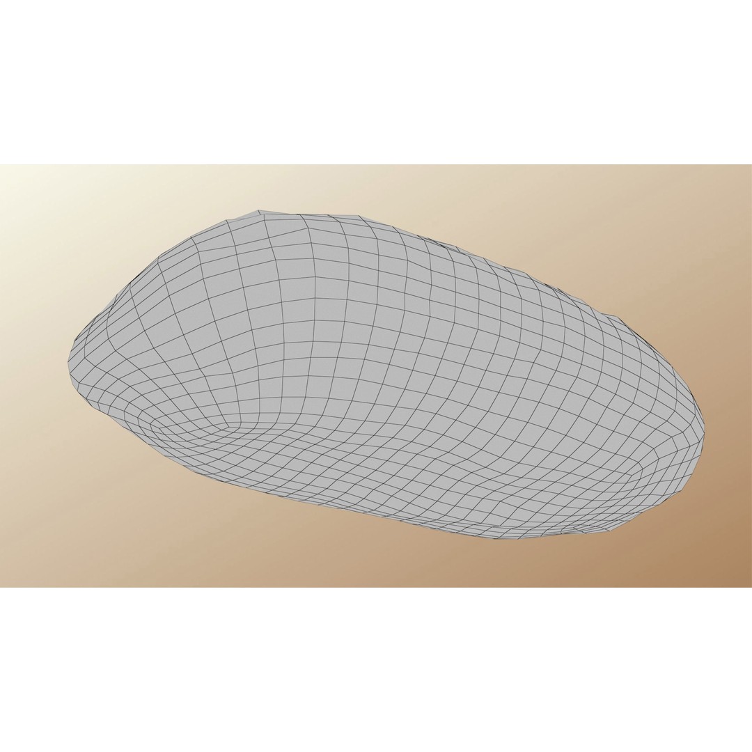 Bread Roll 3D Model – Low Poly Game Asset, FBX, Blender - View 16
