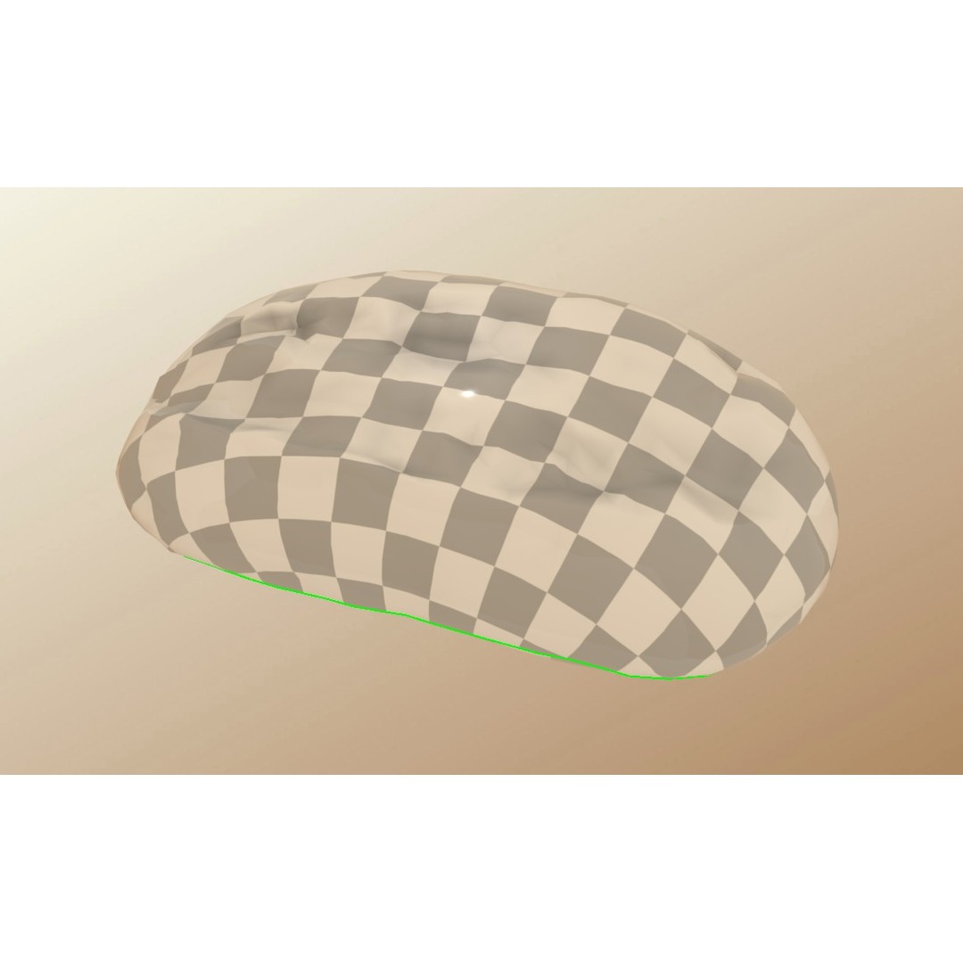 Bread Roll 3D Model – Low Poly Game Asset, FBX, Blender - View 17