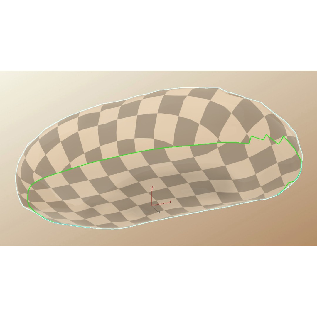 Bread Roll 3D Model – Low Poly Game Asset, FBX, Blender - View 18