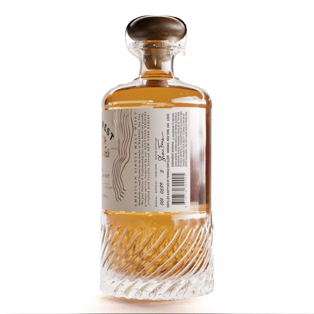 Whiskey Bottle 3D Model – High Poly PBR Asset for Bar Scenes - View 5