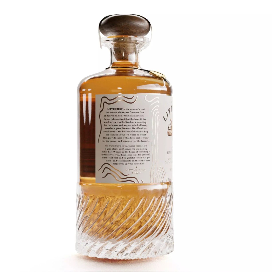 Whiskey Bottle 3D Model – High Poly PBR Asset for Bar Scenes - View 6
