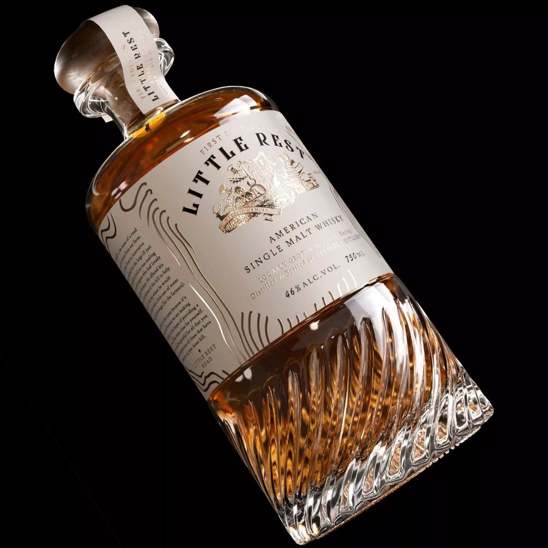 Whiskey Bottle 3D Model – High Poly PBR Asset for Bar Scenes - View 7