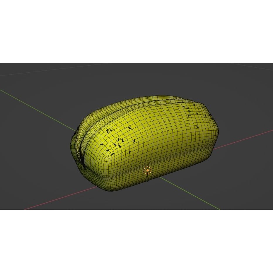 Soy-Based Bread 3D Model – Low Poly Game Asset, FBX, PBR Textures - View 8