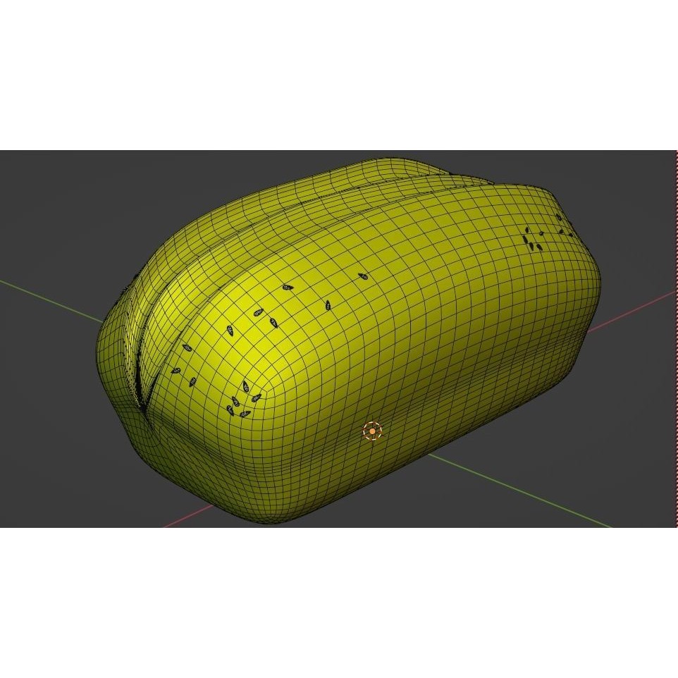 Soy-Based Bread 3D Model – Low Poly Game Asset, FBX, PBR Textures - View 9