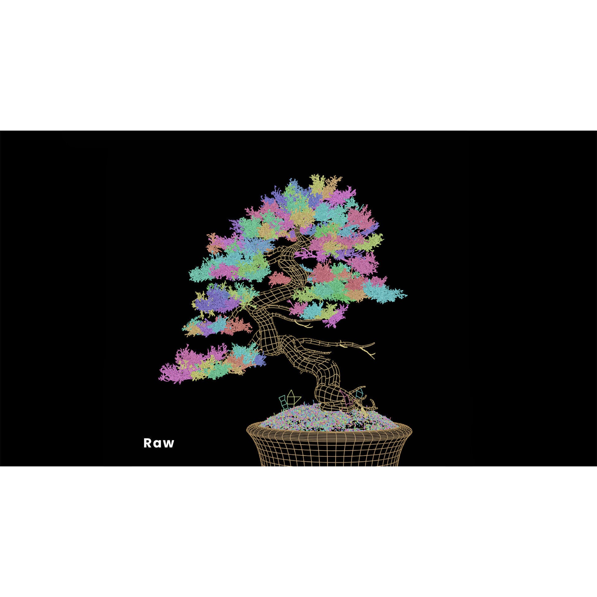 Chinese Juniper Bonsai - Low-Poly Game-Ready 3D Model - View 28
