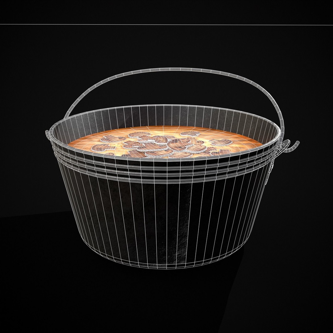 Mushroom Soup 3D Model – Low Poly PBR Asset, FBX & OBJ - View 13