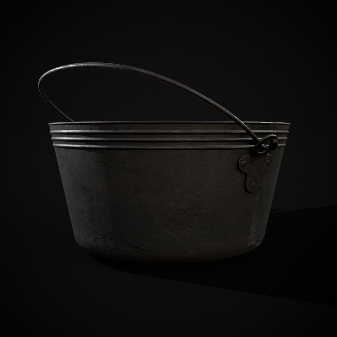 Mushroom Soup 3D Model – Low Poly PBR Asset, FBX & OBJ - View 8