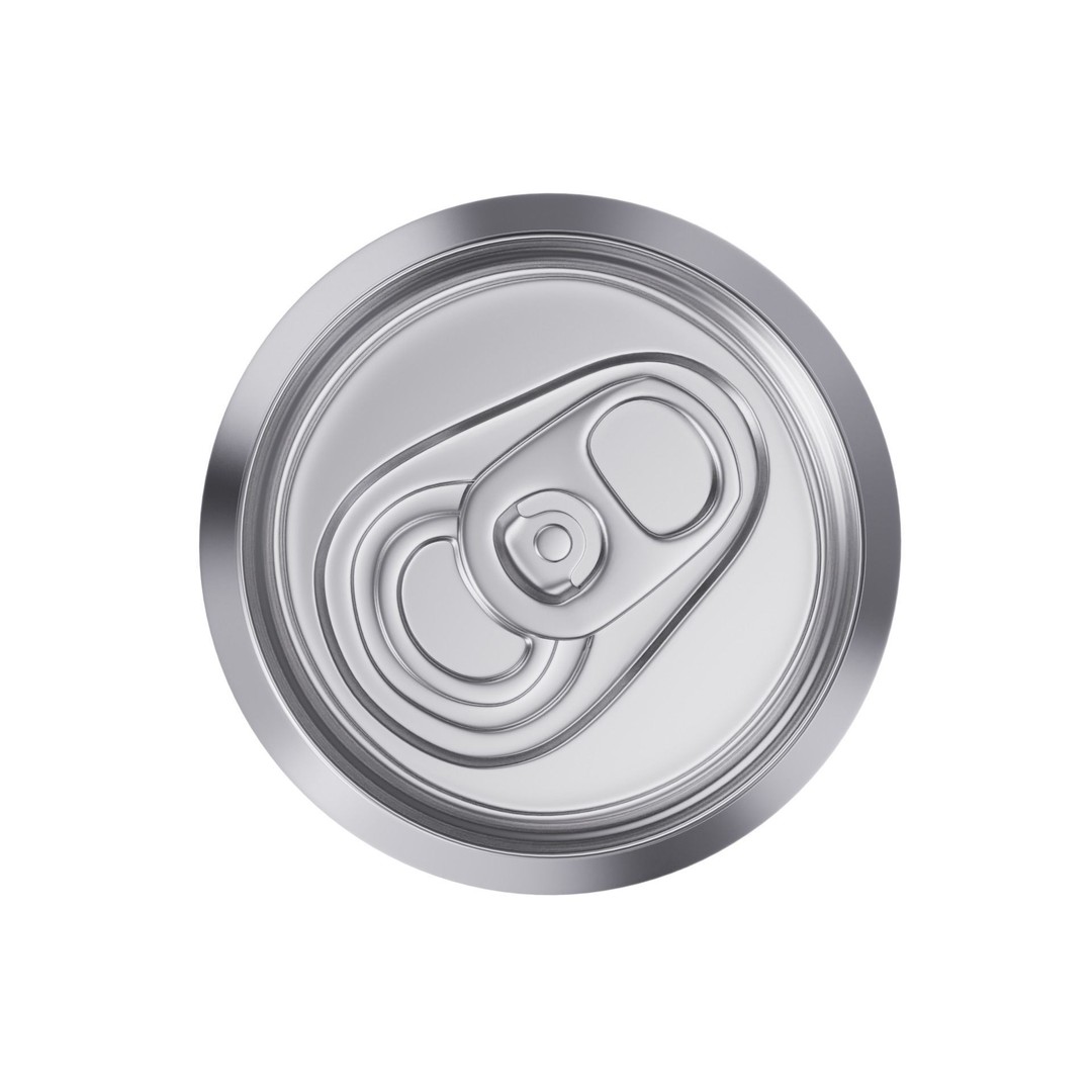 Drink Can 3D Model – Standard Aluminum Beverage, FBX/OBJ Formats - View 11