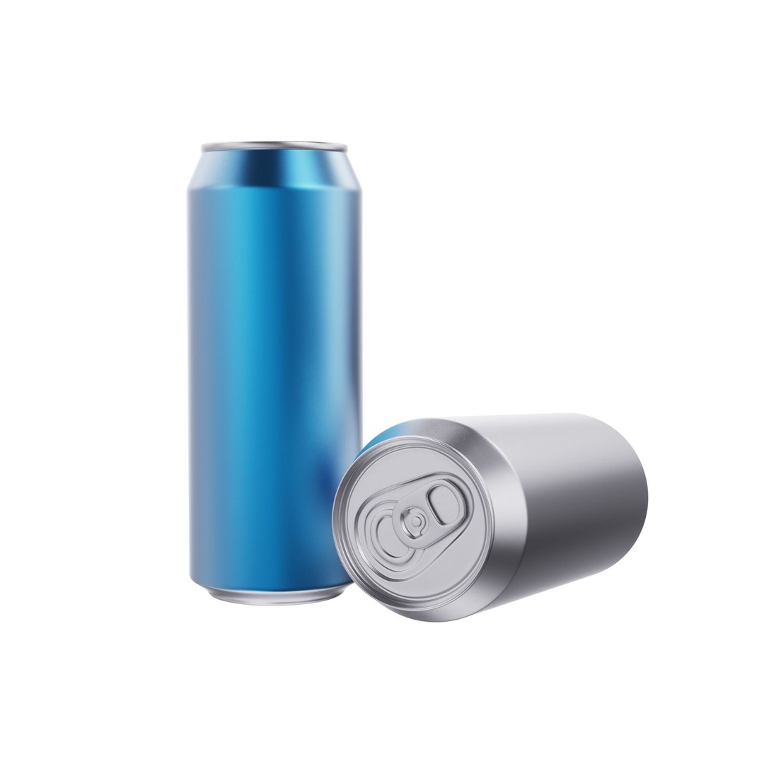 Drink Can 3D Model – Standard Aluminum Beverage, FBX/OBJ Formats - View 14