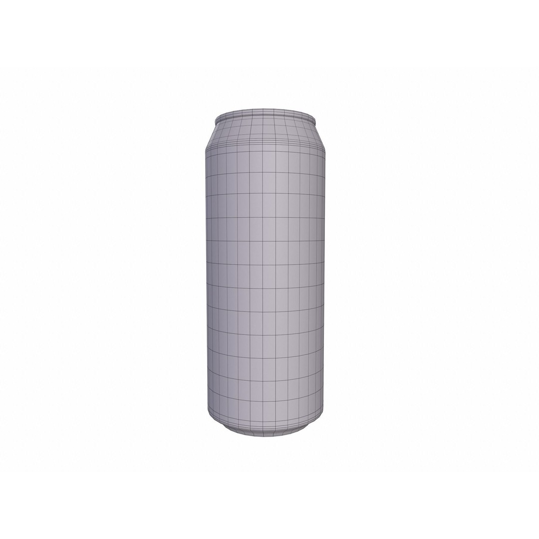 Drink Can 3D Model – Standard Aluminum Beverage, FBX/OBJ Formats - View 16