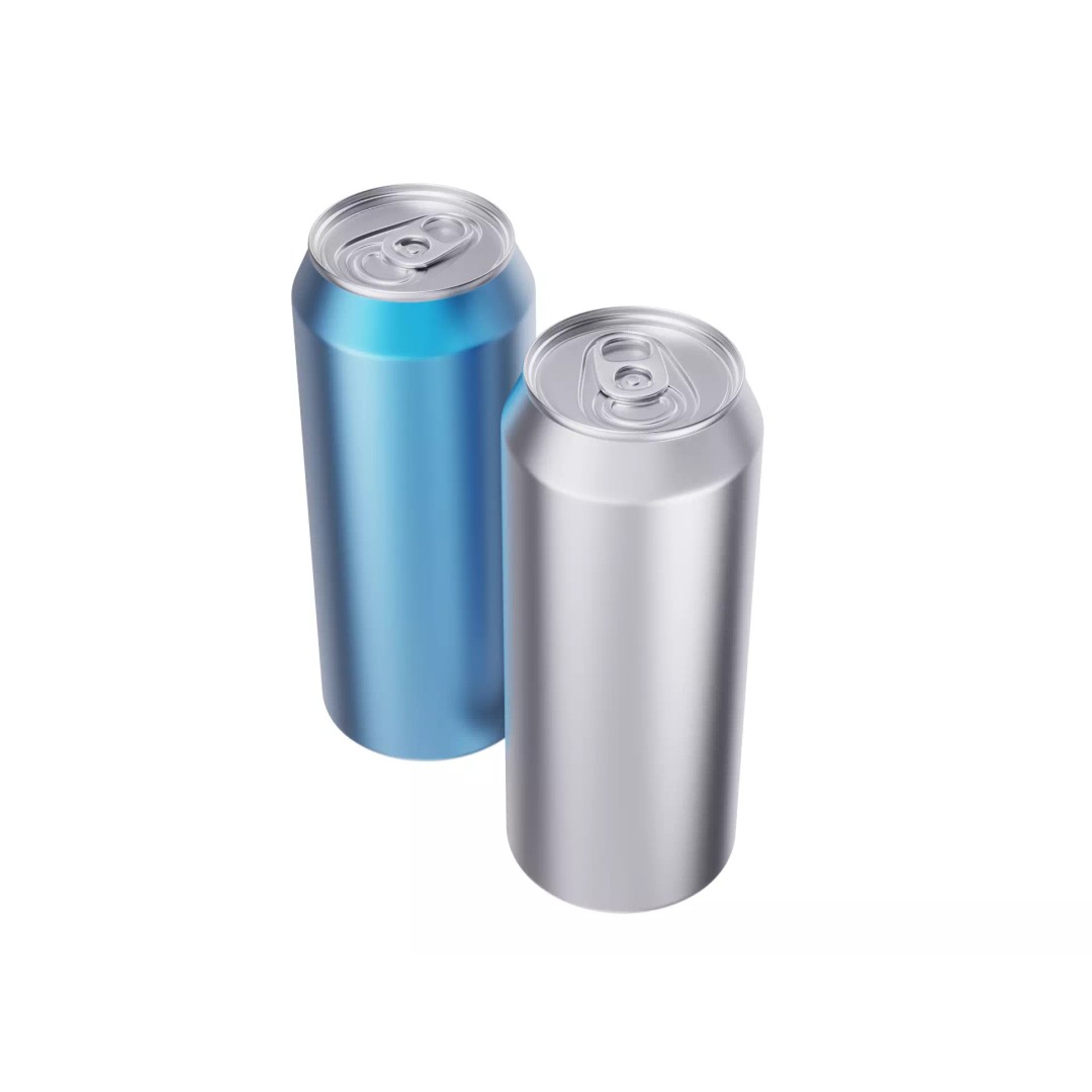 Drink Can 3D Model – Standard Aluminum Beverage, FBX/OBJ Formats - View 2