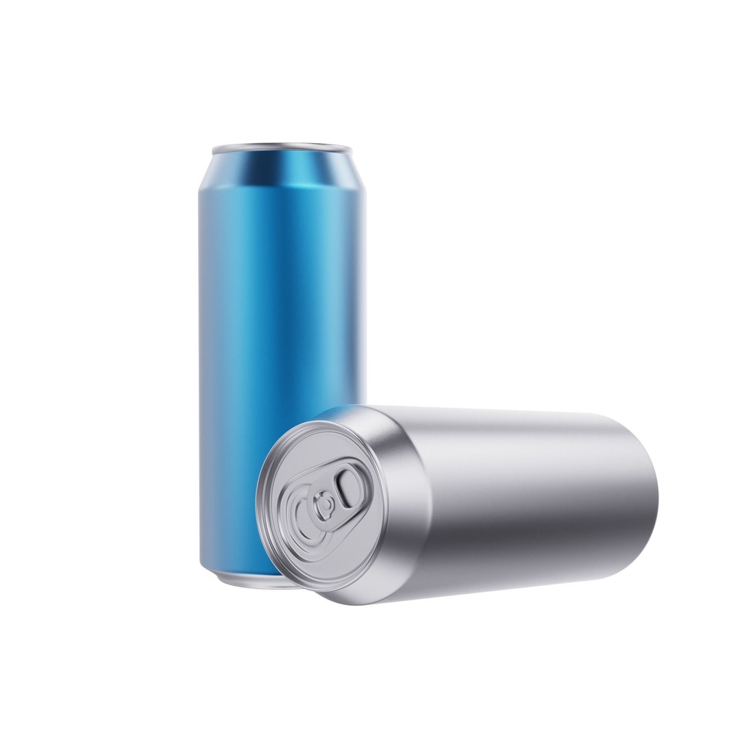 Drink Can 3D Model – Standard Aluminum Beverage, FBX/OBJ Formats - View 3