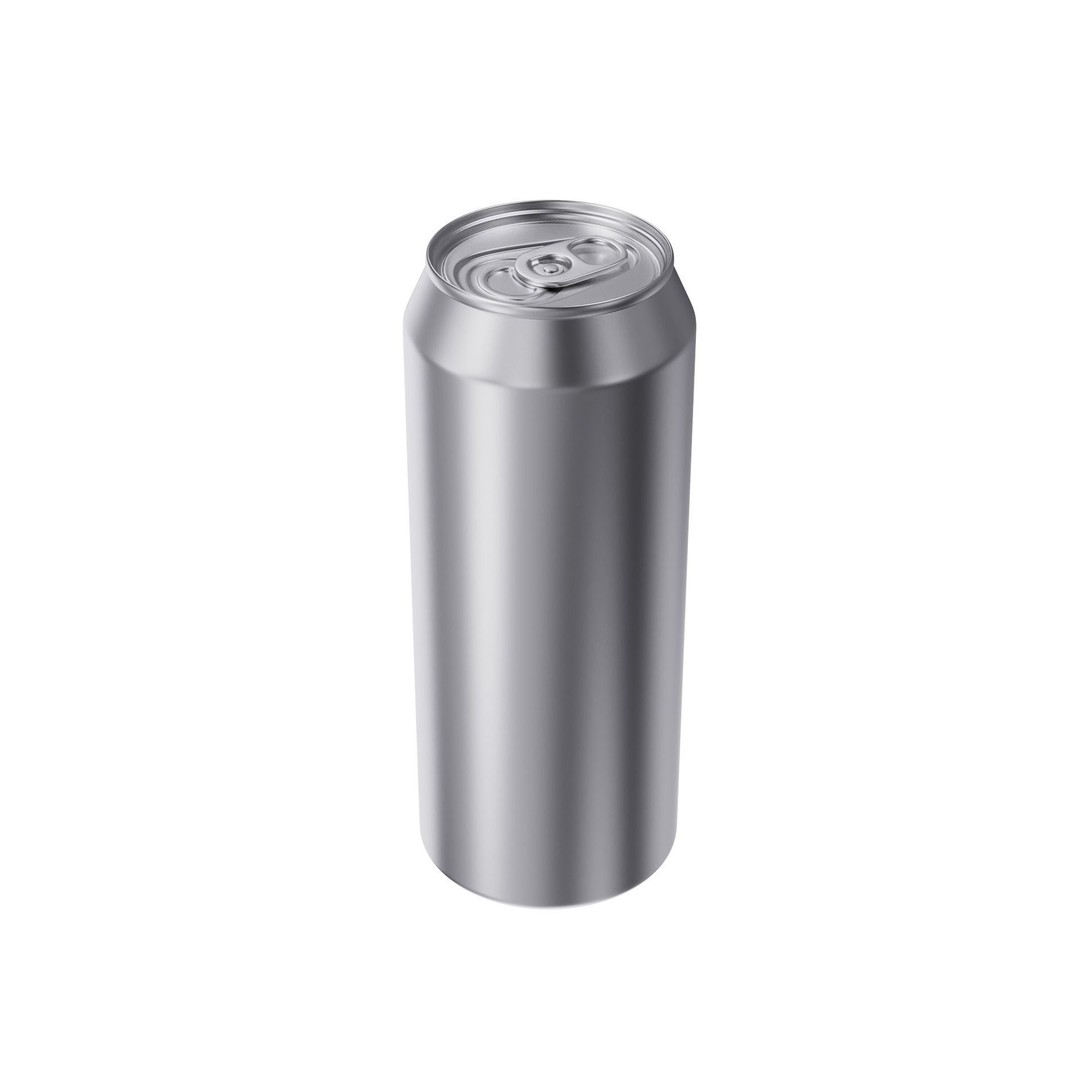 Drink Can 3D Model – Standard Aluminum Beverage, FBX/OBJ Formats - View 4