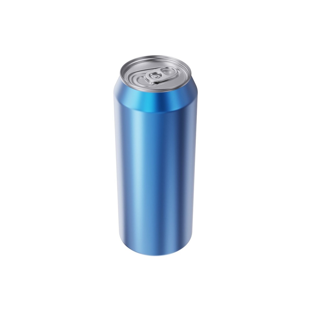 Drink Can 3D Model – Standard Aluminum Beverage, FBX/OBJ Formats - View 5